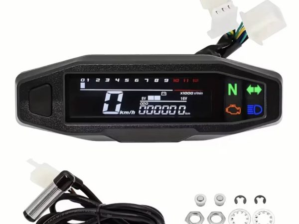 Velocímetro digital universal para motocicleta